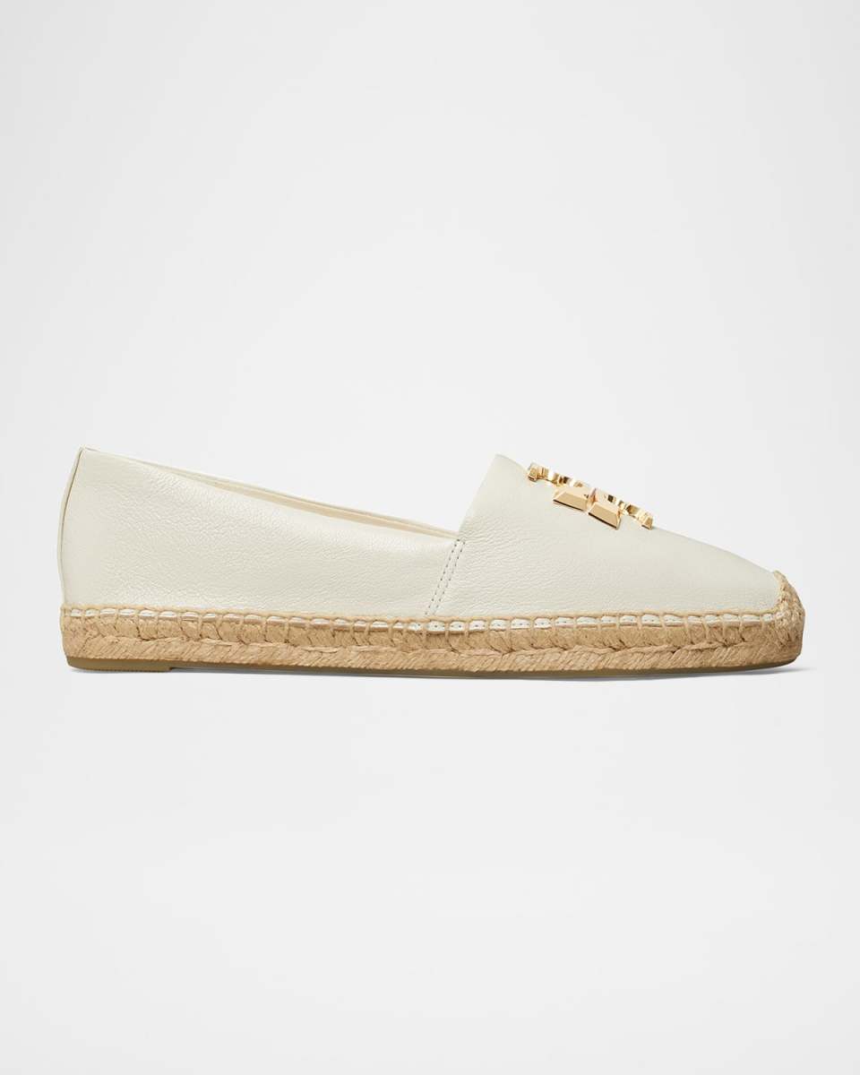 Eleanor Leather Medallion Espadrilles